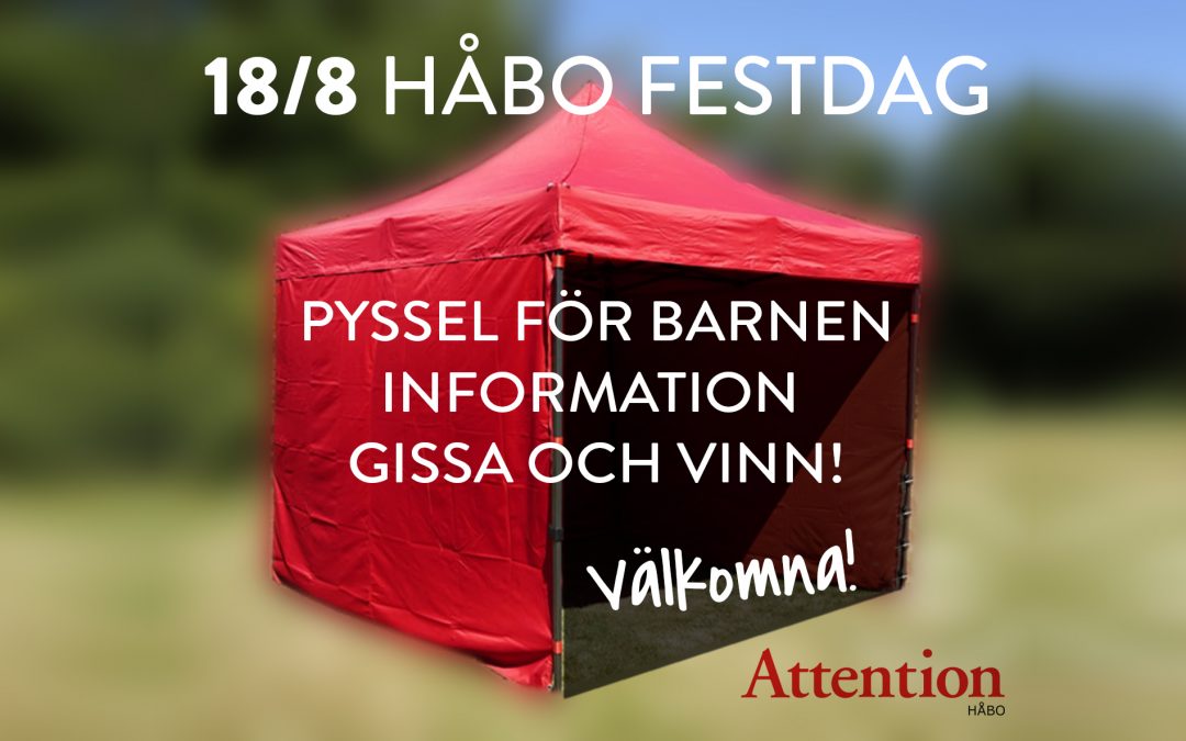 Möt oss på Håbo Festdag 18 augusti